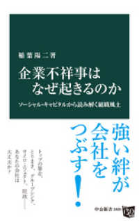 企業不祥事はなぜ起きるのか　ソーシャル・キャピタルから読み解く組織風土 中公新書