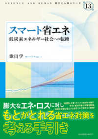 スマート省エネ―低炭素エネルギー社会への転換 (科学と人間シリーズ 13)