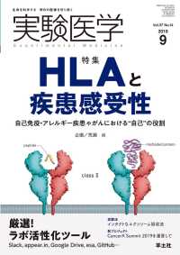 HLAと疾患感受性 - 自己免疫・アレルギー疾患やがんにおける“自己”の役 実験医学