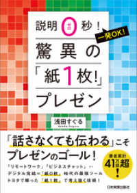 驚異の「紙１枚！」プレゼン　説明０秒！ 一発OK！