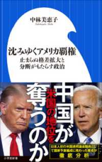 小学館新書<br> 沈みゆくアメリカ覇権　～止まらぬ格差拡大と分断がもたらす政治～（小学館新書）