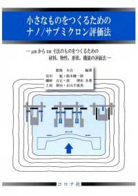 小さなものをつくるためのナノ/サブミクロン評価法 - μmからnm寸法のものをつくるための材料，物性，形