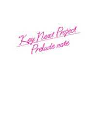 Key next project prelude note VISUAL ARTS/Key
