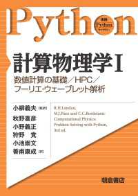 計算物理学I - 数値計算の基礎/HPC/フーリエ・ウェーブレット解析 実践 Pythonライブラリー