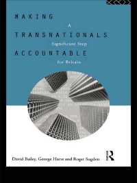 Making Transnationals Accountable : A Significant Step for Britain