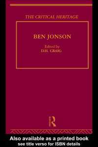 Ben Jonson : The Critical Heritage