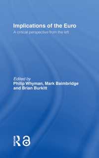 左派からのユーロ批判<br>Implications of the Euro : A Critical Perspective from the Left