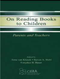 On Reading Books to Children : Parents and Teachers