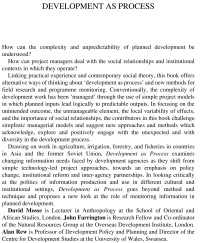 Development as Process : Concepts and Methods for Working with Complexity
