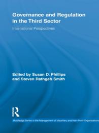 第三セクターのガバナンスと規制<br>Governance and Regulation in the Third Sector : International Perspectives