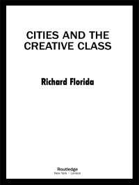 都市と創造的階級<br>Cities and the Creative Class