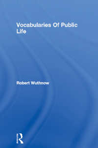 Vocabularies Of Public Life