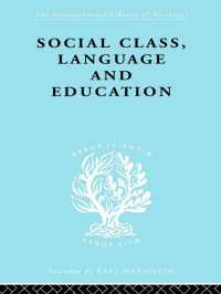 Social Class Language and Education