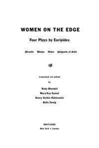 Women on the Edge : Four Plays by Euripides
