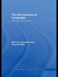 The Economics of Language : International Analyses