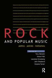 Rock and Popular Music : Politics, Policies, Institutions