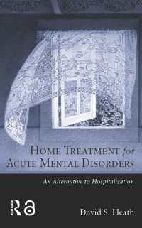 Home Treatment for Acute Mental Disorders : An Alternative to Hospitalization