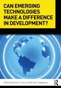 先進技術の開発に対する影響力<br>Can Emerging Technologies Make a Difference in Development?
