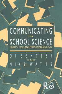 Communicating In School Science : Groups, Tasks And Problem Solving 5-16