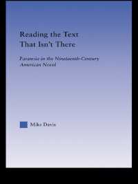 Reading the Text That Isn't There : Paranoia in the Nineteenth-Century Novel