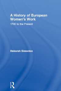 A History of European Women's Work : 1700 to the Present