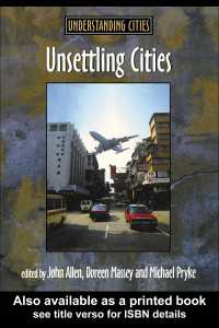Unsettling Cities : Movement/Settlement