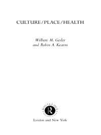 文化／空間／保健<br>Culture/Place/Health