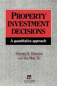 Property Investment Decisions : A quantitative approach