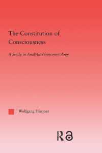 The Constitution of Consciousness : A Study in Analytic Phenomenology