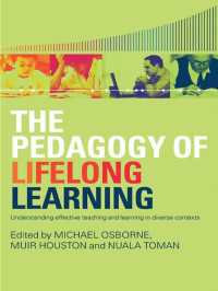 生涯学習の教育学<br>The Pedagogy of Lifelong Learning : Understanding Effective Teaching and Learning in Diverse Contexts