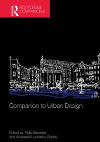 ラウトレッジ版　都市デザイン必携<br>Companion to Urban Design
