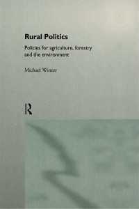 Rural Politics : Policies for Agriculture, Forestry and the Environment