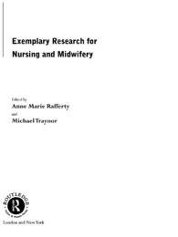 Exemplary Research For Nursing And Midwifery