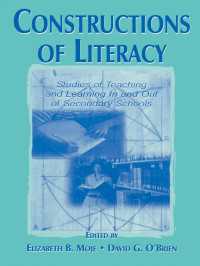 Constructions of Literacy : Studies of Teaching and Learning in and Out of Secondary Classrooms
