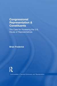議会代表と議席数<br>Congressional Representation & Constituents : The Case for Increasing the U.S. House of Representatives