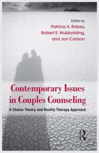Contemporary Issues in Couples Counseling : A Choice Theory and Reality Therapy Approach