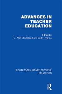 Advances in Teacher Education (RLE Edu N)