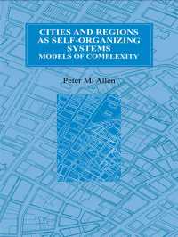 Cities and Regions as Self-Organizing Systems : Models of Complexity