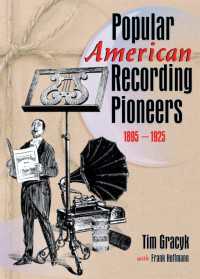 Popular American Recording Pioneers : 1895-1925