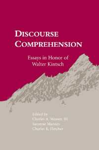 Discourse Comprehension : Essays in Honor of Walter Kintsch