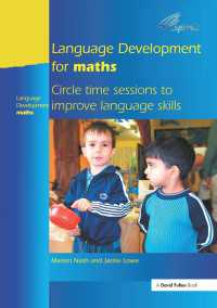 Language Development for Maths : Circle Time Sessions to Improve Communication Skills in Maths