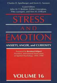 Stress And Emotion : Anxiety, Anger, & Curiosity