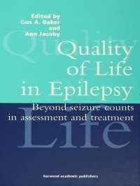 Quality of Life in Epilepsy : Beyond Seizure Counts in Assessment and Treatment
