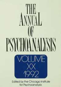 The Annual of Psychoanalysis, V. 20