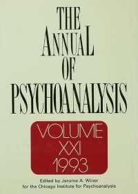 The Annual of Psychoanalysis, V. 21