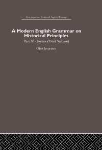 A Modern English Grammar on Historical Principles : Volume 4. Syntax (third volume)