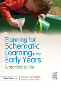 Planning for Schematic Learning in the Early Years : A practical guide