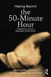 Helping Beyond the 50-Minute Hour : Therapists Involved in Meaningful Social Action