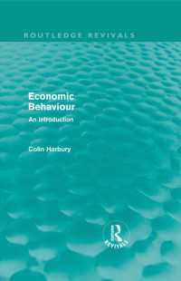 Economic Behaviour (Routledge Revivals) : An Introduction