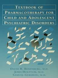 Pocket Guide For The Textbook Of Pharmacotherapy For Child And Adolescent psychiatric disorders
